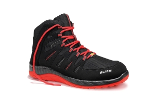 Trzewiki ELTEN Maddox black-red mid ESD S3