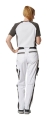 Damskie spodnie robocze 18688-230 białe modelka tył.jpg