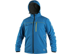 Kurtka softshell CXS Stretch niebieska