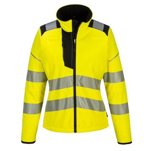 damski softshell ostrzegawczy kurtka damska odblaskowa PW381YBR (1).jpg