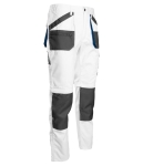 Spodnie do pasa PRACTICAL białe - odsuwane nogawki 