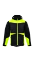 Kurtka hybrydowa COMFORT WINTER czarny zolty odblaskowy.webp