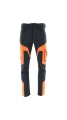 spodnie do pasa softshell sara comfort winter wodoodporne elastyczne pomarancz granat.webp