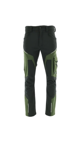 spodnie do pasa softshell sara comfort winter wodoodporne elastyczne oliwkowe militarne wojskowe.webp