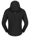 czarny hardshell z kapturem kurtka na dach kierowcy magazyniera wozkowego do lasu.webp