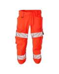 25249-236 MASCOT | Spodenki ¾ z kieszeniami na kolanach ostrzegawcze
