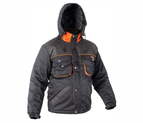 brixton practical kurtka zimowo czarno pomaranczowa.jpg