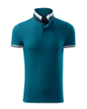 koszulka polo collar up petrol blue.png