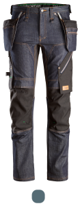 SNICKERS Spodnie denim z workami kieszeniowymi  6955