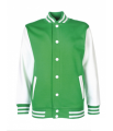 Dziecięca kurtka Varsity zielono-biała.png
