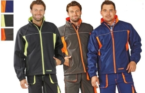 Kurtka softshell PLANAM  Basalt Neon