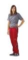 damskie spodnie do pasa planam highline czerwone przód modelka.jpg