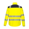 Softshell ostrzegawczy T402 żółtogranatowy tył.jpg