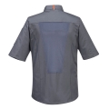 bluza szefa kuchni meshair pro c738 szara tył.jpg
