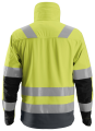 kurtka odblaskowa softshell 1230 żółto-stalowa tył.png