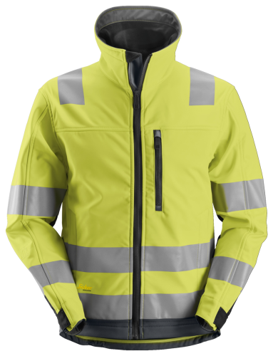 kurtka odblaskowa softshell 1230 żółto-stalowa.png