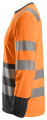 T-shirt odblaskowy z długimi rękawami snickers 2433 pomarańczowo-stalowy bok.png