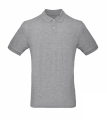 Męska koszulka polo Inspire heather grey.png