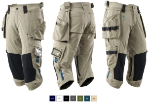 Szorty  streczowe 3/4 Mascot Advanced z  odsuw. kieszeniami wiszącymi 17049-311