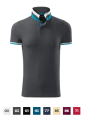 koszulka polo collar up light anthracite.png