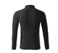 koszulka polo z długimi rękawami Pique ebony grey tył.png